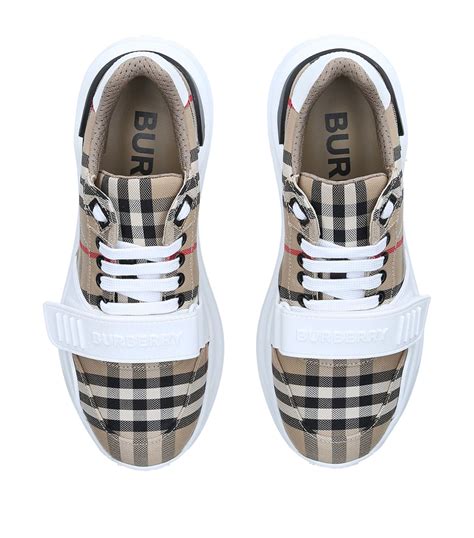 burberry regis sneakers sale|Burberry vintage check sneakers.